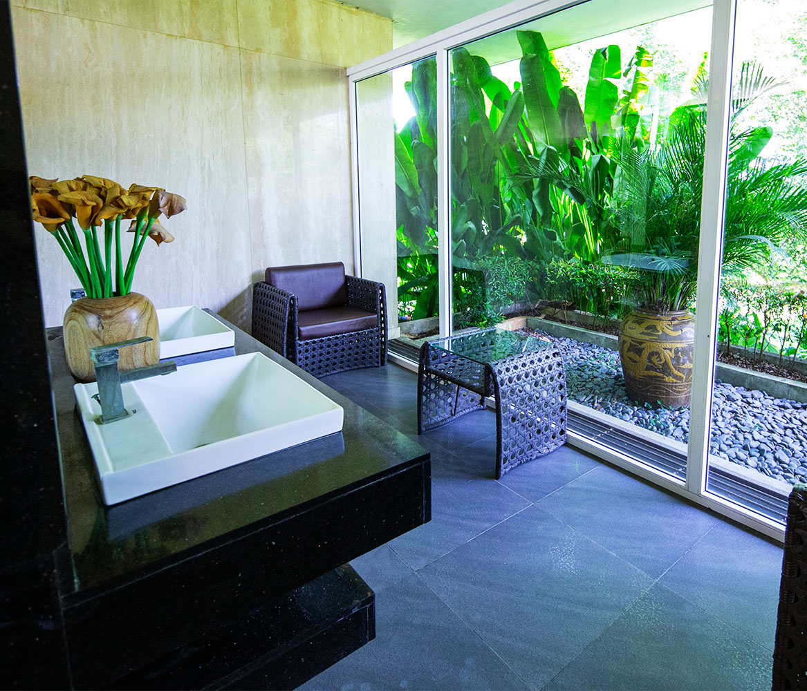 Restrooms & Security Post